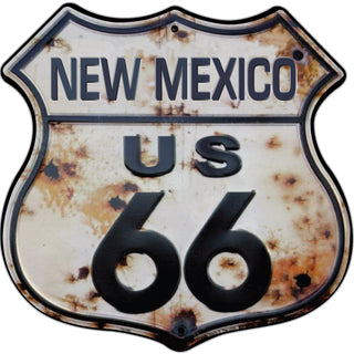 New Mexico   Route 66 Rusty Shield Sticker