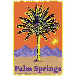 OK4 Palm Springs Date Tree (00909) Sticker
