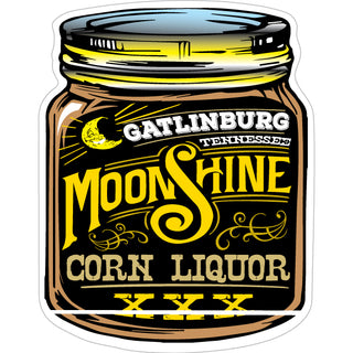 GATLINBURG MOONSHINE JAR Sticker