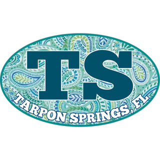 OK4 Tarpon Springs Paisley Euro Sticker