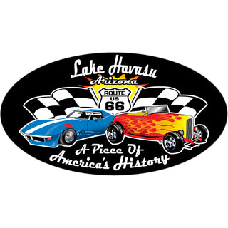 Lake Havasu Arizona   Americas History Cars Sticker