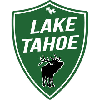 OK4 LAKE TAHOE ELK GREEN SHIELD Sticker