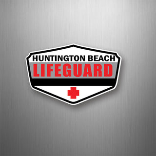 Huntington Beach Lifeguard Shield Flexible Magnet