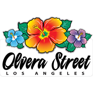 OK4 Olvera Street  LA TRIPLE HIBISCUS Sticker