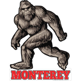 OK4 Monterey California Angry Bigfoot Sticker
