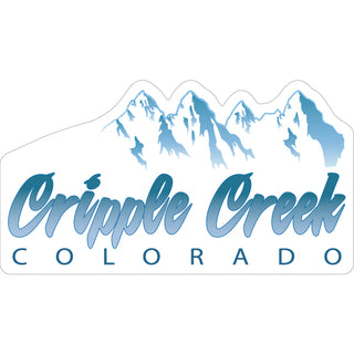 Cripple Creek Colorado Blue Mountains Sticker