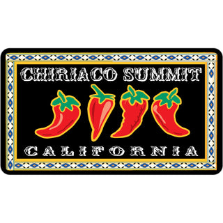 Chiriaco Summit Chili Peppers Rectangle Sticker