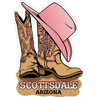 Scottsdale  Arizona   Cowgirl Boots Sticker