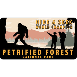 Petrified Forest National Park   Bigfoot Hide & Seek Landscape Sticker