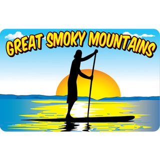 OK4 great smoky STAND UP PADDLE Sticker