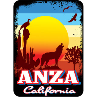 anza  California   animal desert Sticker