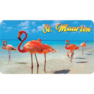 St. Maarten Flamingos Photo Sticker