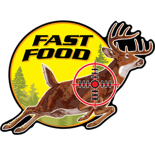 Fast Food Deer Hunting Sticker