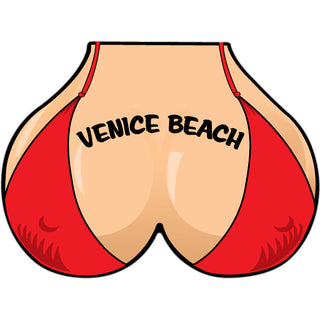 Venice Beach   Bikini Top Boobs Sticker