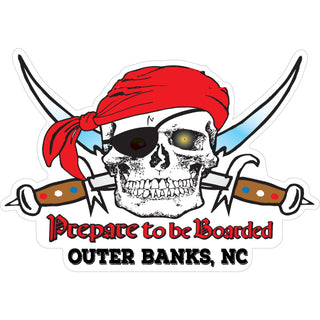 Outer Banks Prepare to be Boarded Sticker