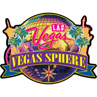 Las Vegas   Disco Sphere Sticker