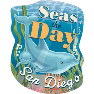 San Diego   Seas the Day Sticker