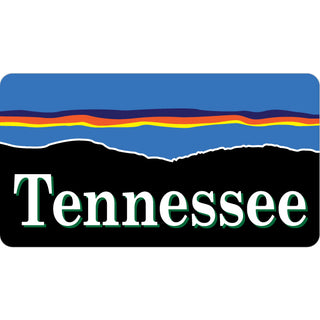 TENNESSEE STYLIZED SUNSET Sticker
