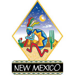 New Mexico   Kokopelli Diamond Sticker