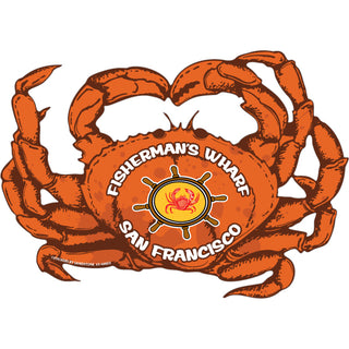 OK4 San Francisco Fishermans Wharf Crab Sticker