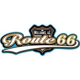 Williams  AZ   Route 66 Get Your Kicks Brown Shield Sticker
