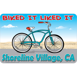 OK4 Shoreline Village Biked It Liked It (00122) Sticker