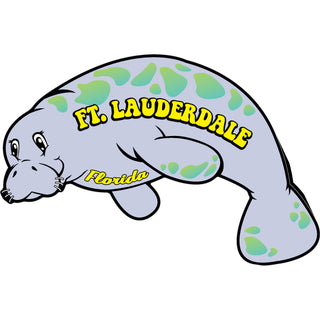 Ft Lauderdale Manatee Sticker