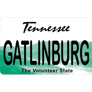 Gatlinburg TN License Plate Sticker
