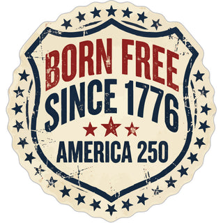 BORN FREE BADGE Sticker