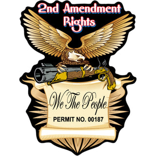 Novelty   2nd Amenmend Rights We The People Sticker