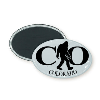 Bigfoot Euro   Colorado Bigfoot Euro Oval Oval Badge Magnet
