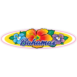 Bahamas Triple Hibiscus Sticker