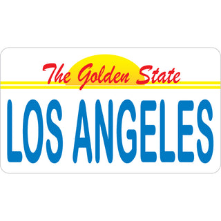 Los Angeles   Golden State License Plate Sticker