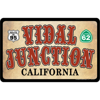 Vidal Junction Parchment Rectangle Sticker