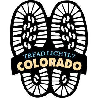 OK4 Colorado Bootprints Tread Lightly Sticker