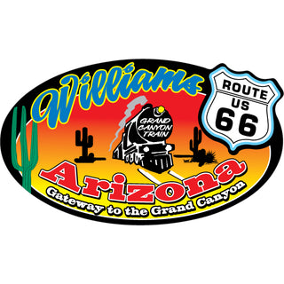 Williams Route 66 Grand Canyon Train Sticker