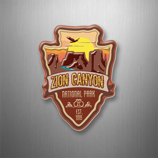 ZION CANYON NATIONAL PARK 3D Magnet