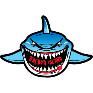 Balboa Island   Shark Front View Sticker