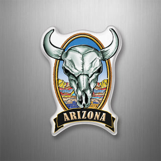 ARIZONA COW SKULL 3D Magnet