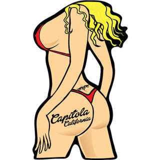 Capitola  California   Women's Backside Torso Sticker