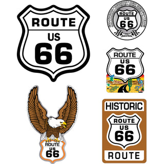 Route 66 Shields & Signs Sticker