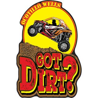 Ocotillo Wells   Got Dirt Sticker