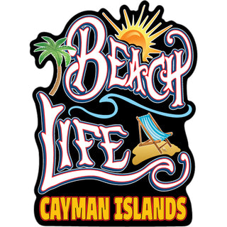 Cayman Islands Beach Life Sticker