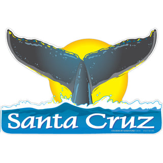 OK4 Santa Cruz Whale Tail small (00118) Sticker