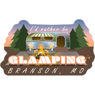OK4 Branson MO Id Rather be Glamping Sticker