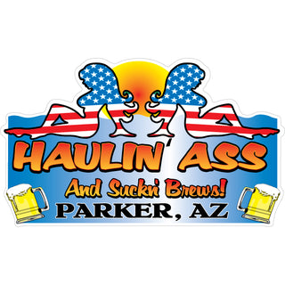 PARKER  AZ HAULN ASS Sticker