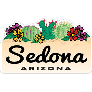 Sedona Triple Cactus Sticker