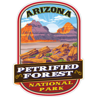 Arizona Petrified Forest   Petrified Forest Sticker