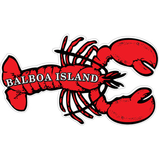 Balboa Island CA Lobster Sticker