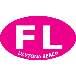 OK4 Daytona Beach  FL Pink Euro Sticker